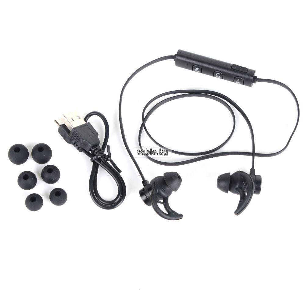 Безжични слушалки FS-001, Bluetooth, Handsfree, микрофон