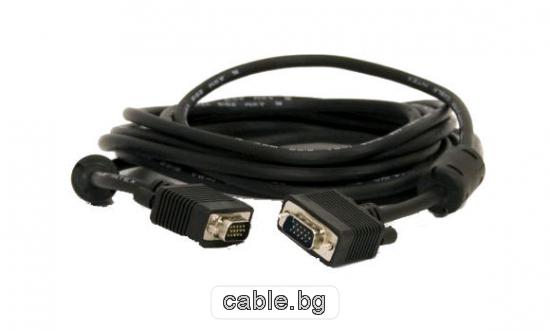 VGA кабел за Монитор, черен, 15 метра