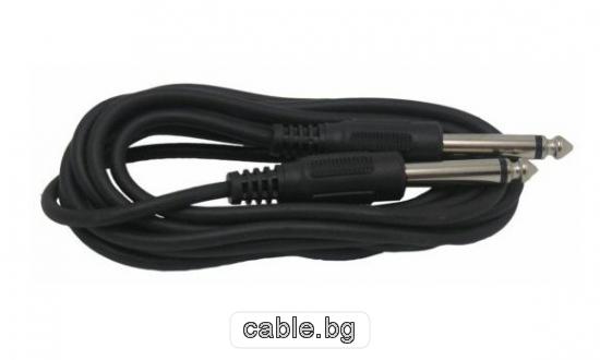 Аудио кабел Mono Jack 6.35mm, Signal, 2метра