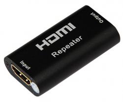 Снадка-повторител за HDMI с вграден усилвател за усилване на сигнал, 3D, UHD, 4K, до 40 метра