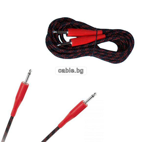 Аудио кабел Mono Jack 6.35mm, Signal, 3метра