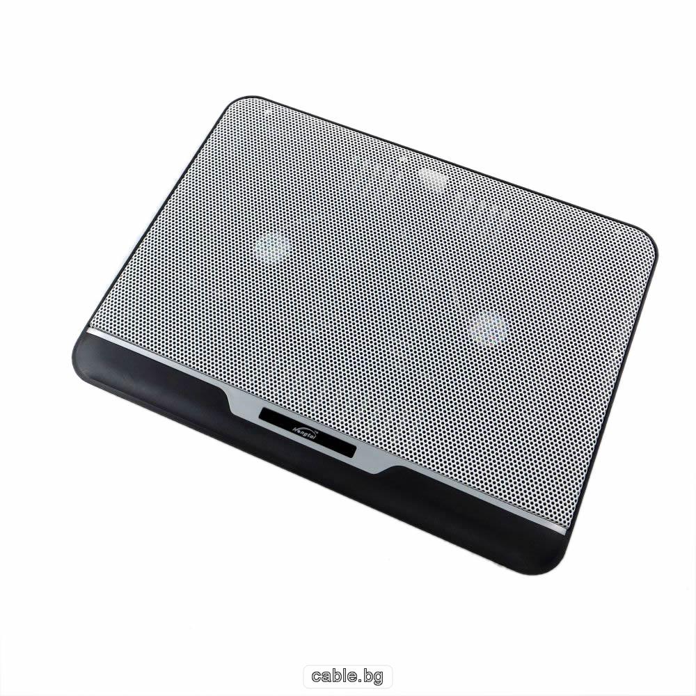 Охладител за лаптоп Cooler 2088, 2 вентилатора, до 15.6\" инча, бял