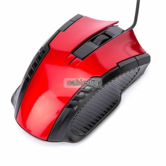 USB Оптична мишка JW1092, червена