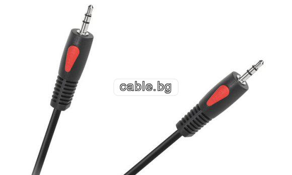 Аудио кабел Stereo Jack 3.5mm, 1 метър