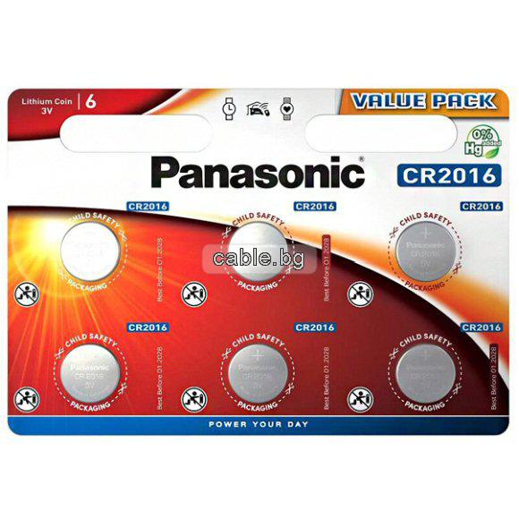 Батерия CR2016 PANASONIC