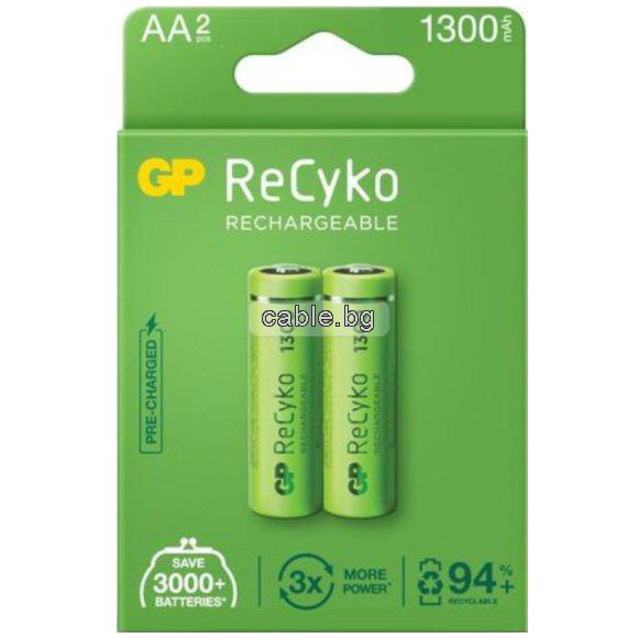 Акумулаторна батерия AA 1.2V 1300mAh GP - цена за 1бр. батерия