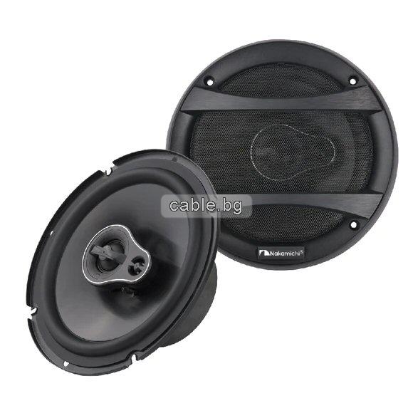 Авто Говорители 6.5\" NSE1658 трилентови, в комплект с решетки, 2 броя, 4 Ohm, 55W