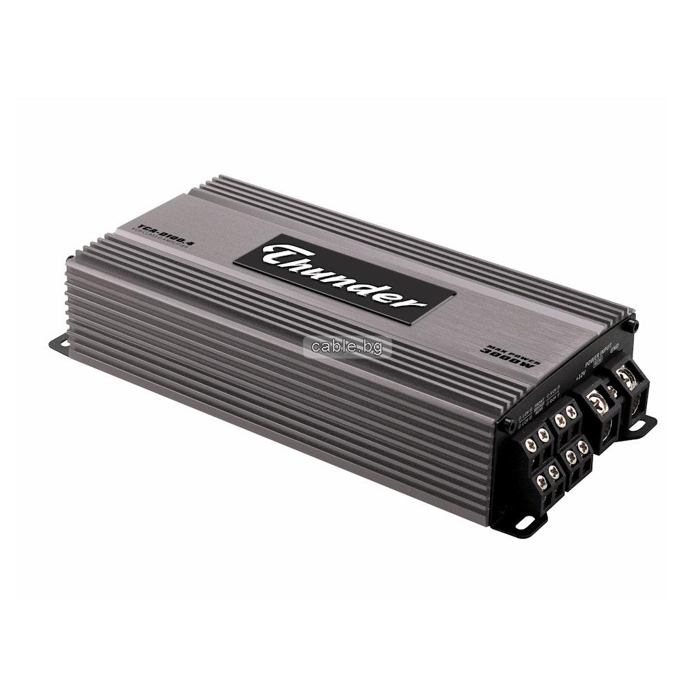 Усилвател за кола Thunder TCA-D100.4, Клас D, 4 x 120W RMS, 4 Ohm