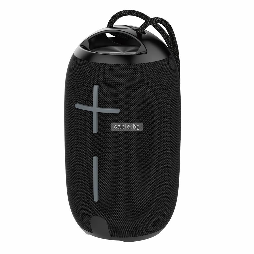 Bluetooth колонка YOURZ SK1, FM радио, литиево-йонна батерия, TF CARD, Черна