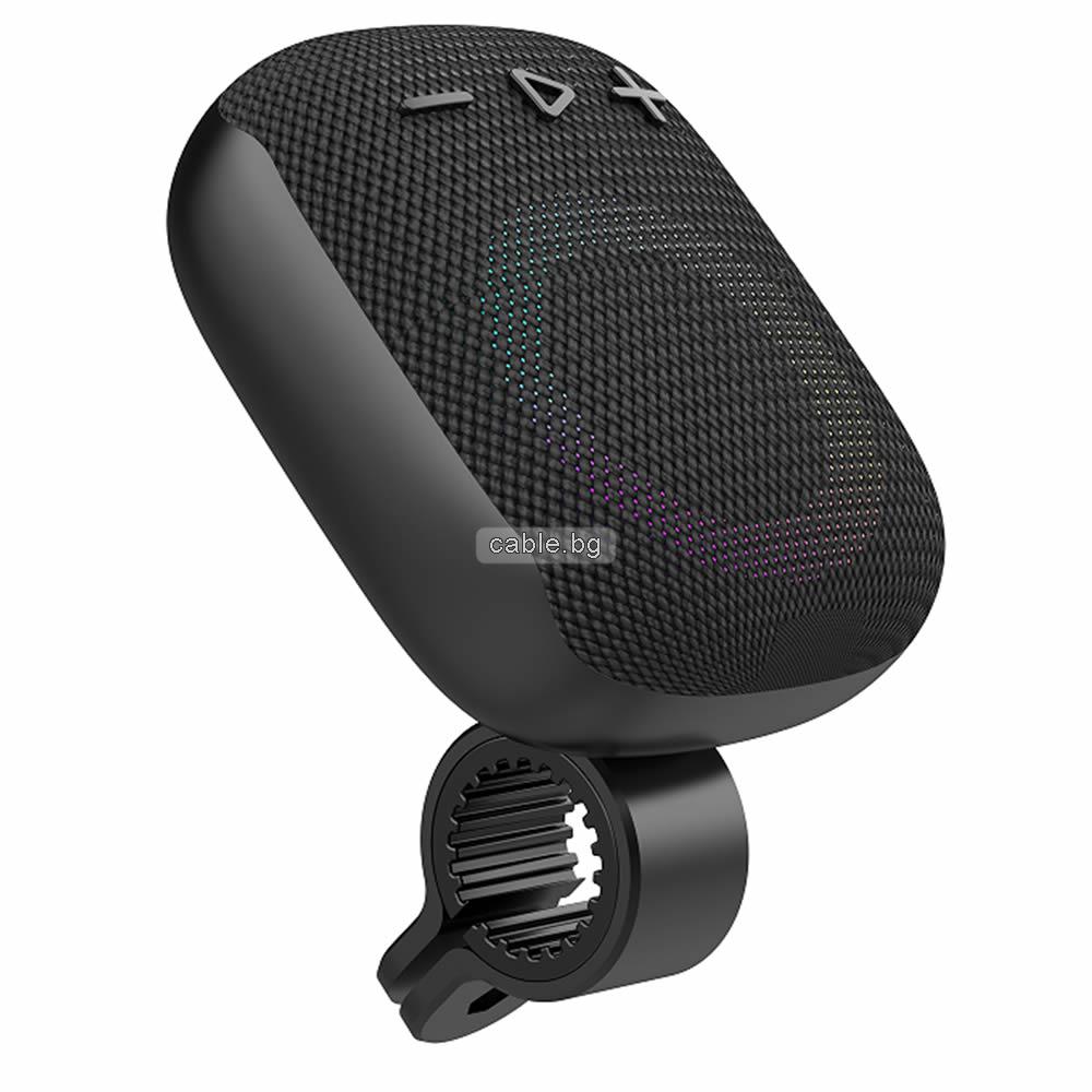 Bluetooth колонка YOURZ SK14 за велосипед, FM радио, литиево-йонна батерия, TF CARD, Черна