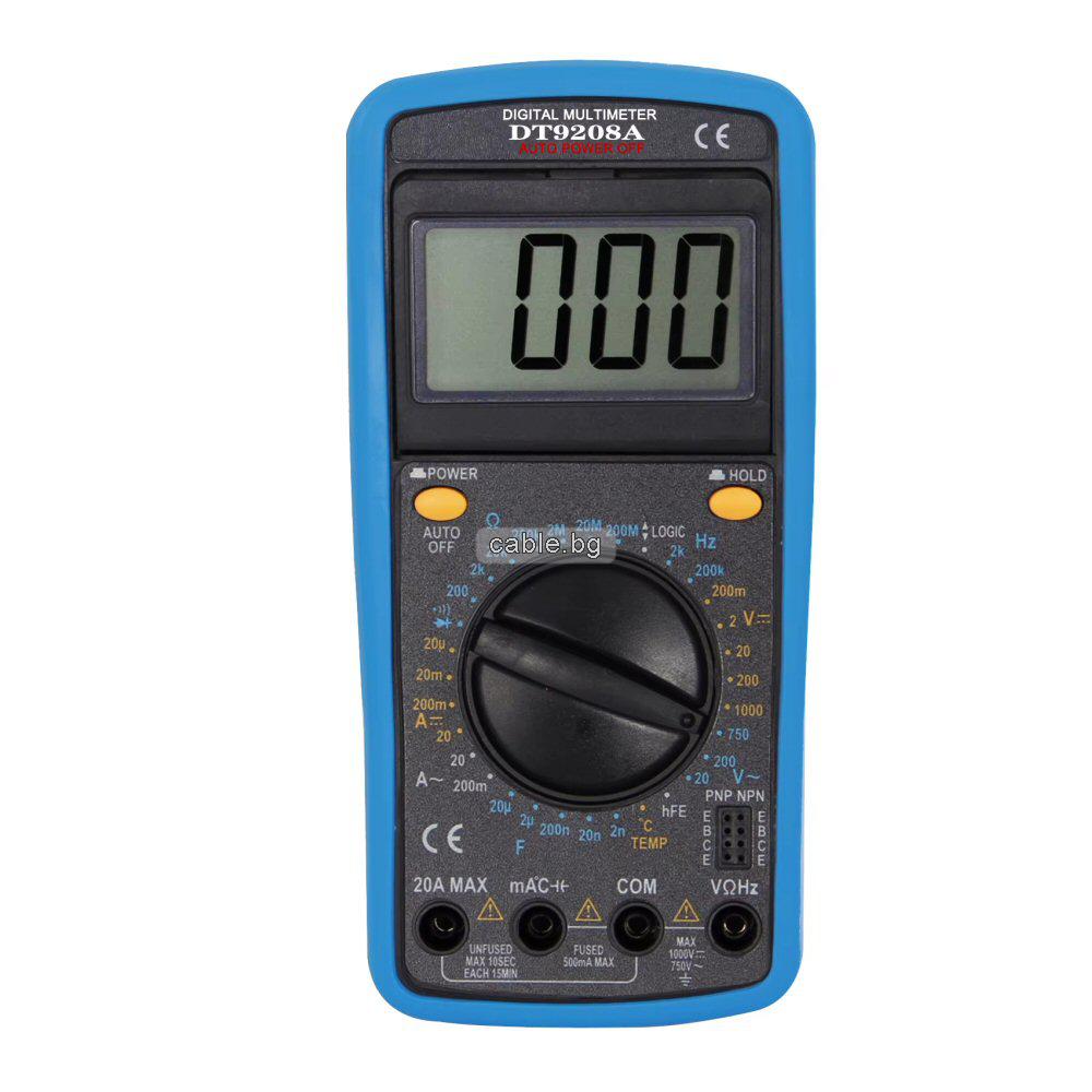 Мултимер Мултицет DT9208A