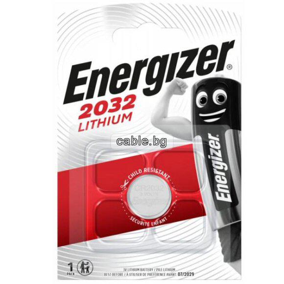 Батерия CR2032 ENERGIZER - цена за 1бр. батерия