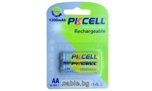 Акумулаторна батерия AA 1.2V 1300mAh PKCELL - 1бр.