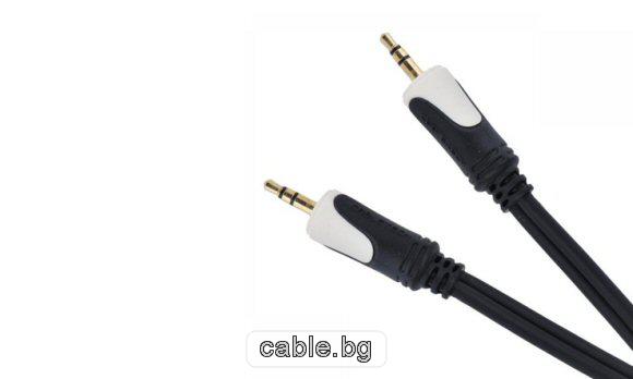 Аудио кабел Stereo Jack 3.5mm, HQ, 1 метър