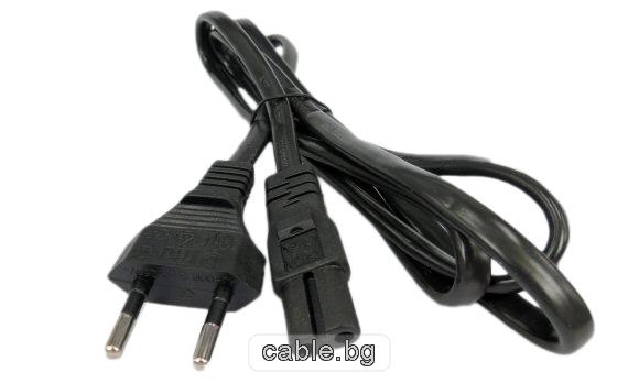 Захранващ кабел за касетофон 701, 2x0.75mm2, 1.5метра