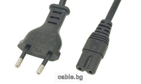 Захранващ кабел за касетофон 701 H, 2x0.75mm2, 1.5метра