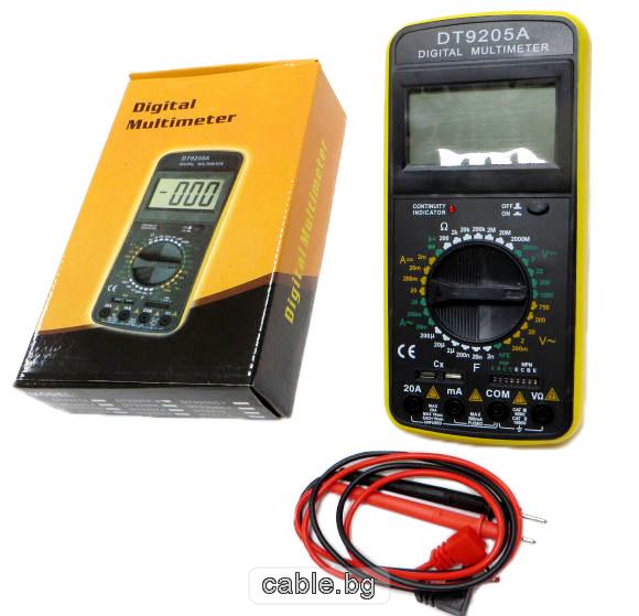 Мултицет Мултимер DT9205A