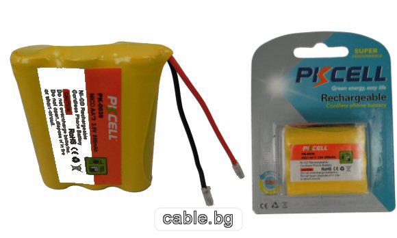 Акумулаторна батерия PK-0039 3*AA 3.6V 800mAh PKCELL