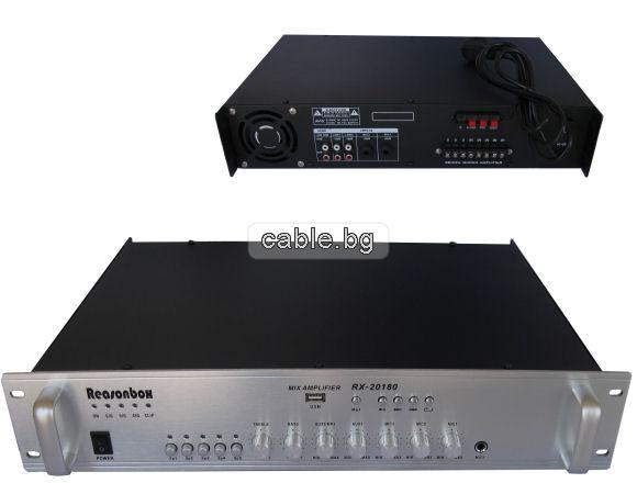 Усилвател 100V RX-20180, USB, 180W