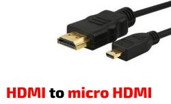 HDMI - Micro HDMI кабел, позлатен, 1.5 метра