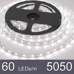 1m Бяла - LED лента SMD 5050, 60 LEDs 14.4W/m, 1 метър