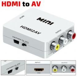 Конвертор HDMI към 3 чинча (RCA)