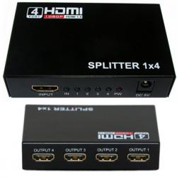 HDMI сплитер, поддържа Full HD 1080P 3D, 1 вход - 4 изхода