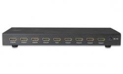 HDMI сплитер, поддържа Full HD 1080P 3D, 1 вход - 8 изхода