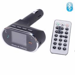 Bluetooth FM Трансмитер FM630C, Hands Free, micro SD, USB, AUX, дистанционно, функция волт метър