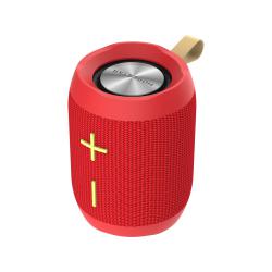 Bluetooth колонка HOPESTAR P13, FM радио, литиево-йонна батерия, влагозащита, слот за USB/micro SD CARD/AUX, червена