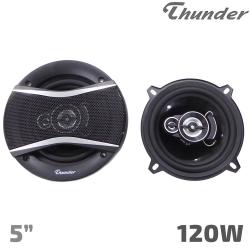 Комплект Авто Говорители 5 инча, 13 см, THUNDER TCS-5018 Трилентови, 120W, 4 Ohm