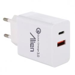 Зарядно за телефон APD-889 2100mA 110-220V, USB, TYPE C