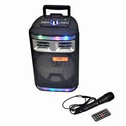 Караоке Тонколона 8 инча CH-T85, Микрофон, акумулаторна батерия, Bluetooth, FM радио, US