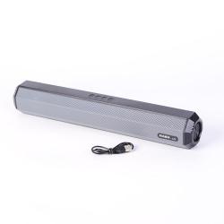 Bluetooth колонка L-21, FM радио, литиево-йонна батерия, слот за USB/micro SD CARD, сива