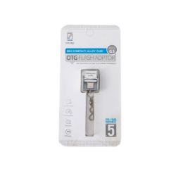 Преход CARD READER, OTG, micro SD към Type-C мъжко, метален