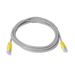 LAN Кабел UTP PATCH, с конектори RJ45, сив, 1 метър