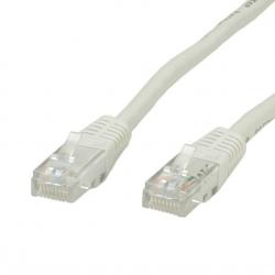 LAN Кабел UTP PATCH, с конектори RJ45, сив, 1 метър
