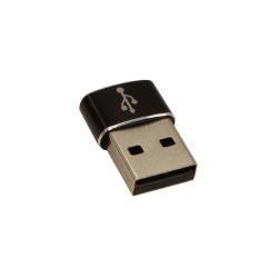 Преходен конектор Type-C женски към USB Мъжко, черен