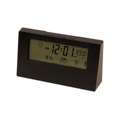 Часовник с Термо метър 618F вътрешна температура, Часовник, Аларма, черен