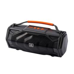 Bluetooth колонка Ai-03S, Соларен панел, Фенер, FM радио, литиево-йонна батерия, слот за USB/micro SD CARD, черен