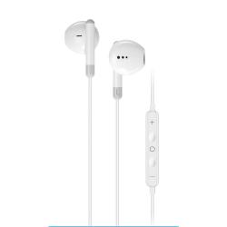 Слушалки YOURZ-S1-E, Handsfree, 3.5мм стерео жак с микрофон, бял