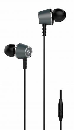 Слушалки YOURZ-S4-E, Handsfree, 3.5мм стерео жак с микрофон, черни