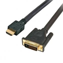 Кабел HDMI-DVI-D, 1.5 метра
