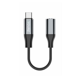 Преходник Type C към 3.5mm жак женски YOURZ MU1, черен