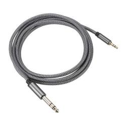 Аудио кабел Stereo Jack 3.5mm - Stereo Jack 6.35mm, Signal, 1 метър