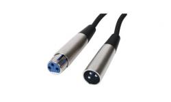 Микрофонен кабел CANON (XLR) мъжки - CANON (XLR) женски, 9 метра