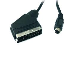 Аудио видео кабел SCART-SVHS, 1.5 метра