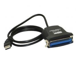 Кабел USB to LPT 36pin, в комплект с диск за драйвери, 1 метър