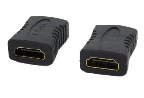 Конектор преход VC-007G, HDMI женски към HDMI женски, черен