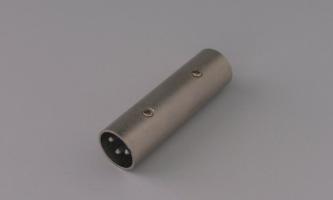 Конектор F-207, преход канон(CANON,XLR) мъжки към канон(CANON,XLR) мъжки, метален